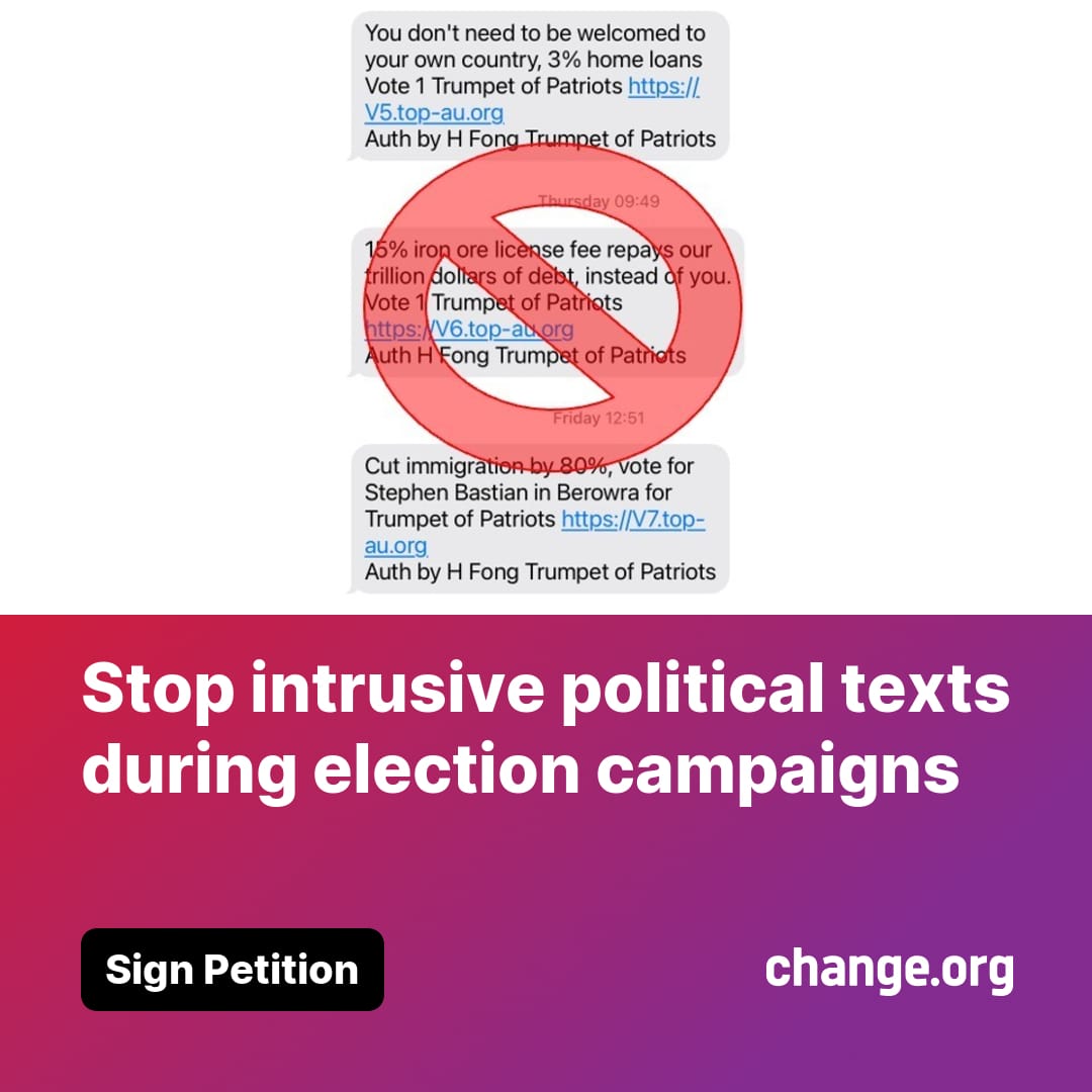 It's time to stop intrusive political SMS during election campaigns